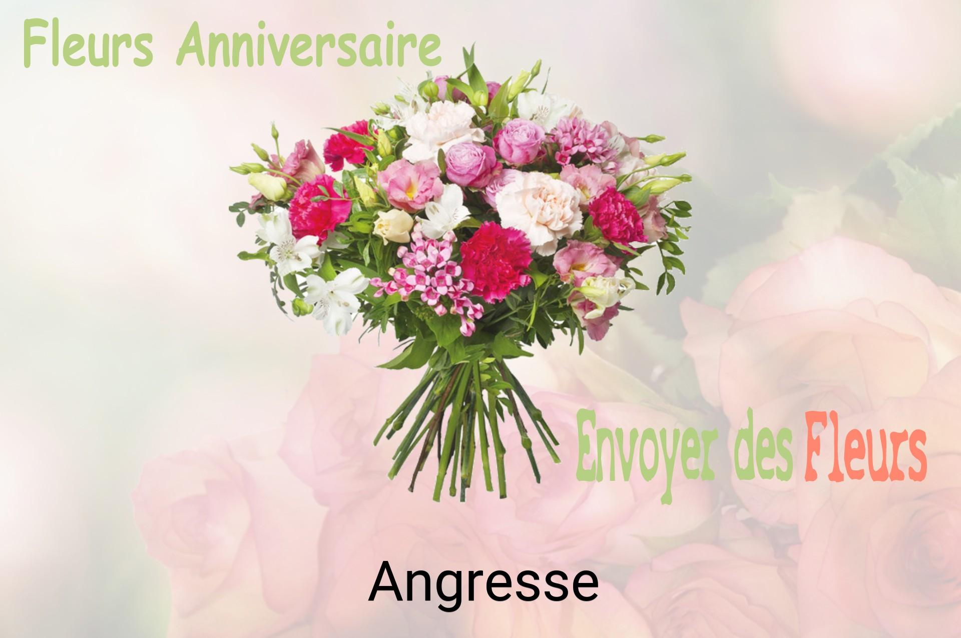 Bouquet de fleurs d’anniversaire livré à Angresse