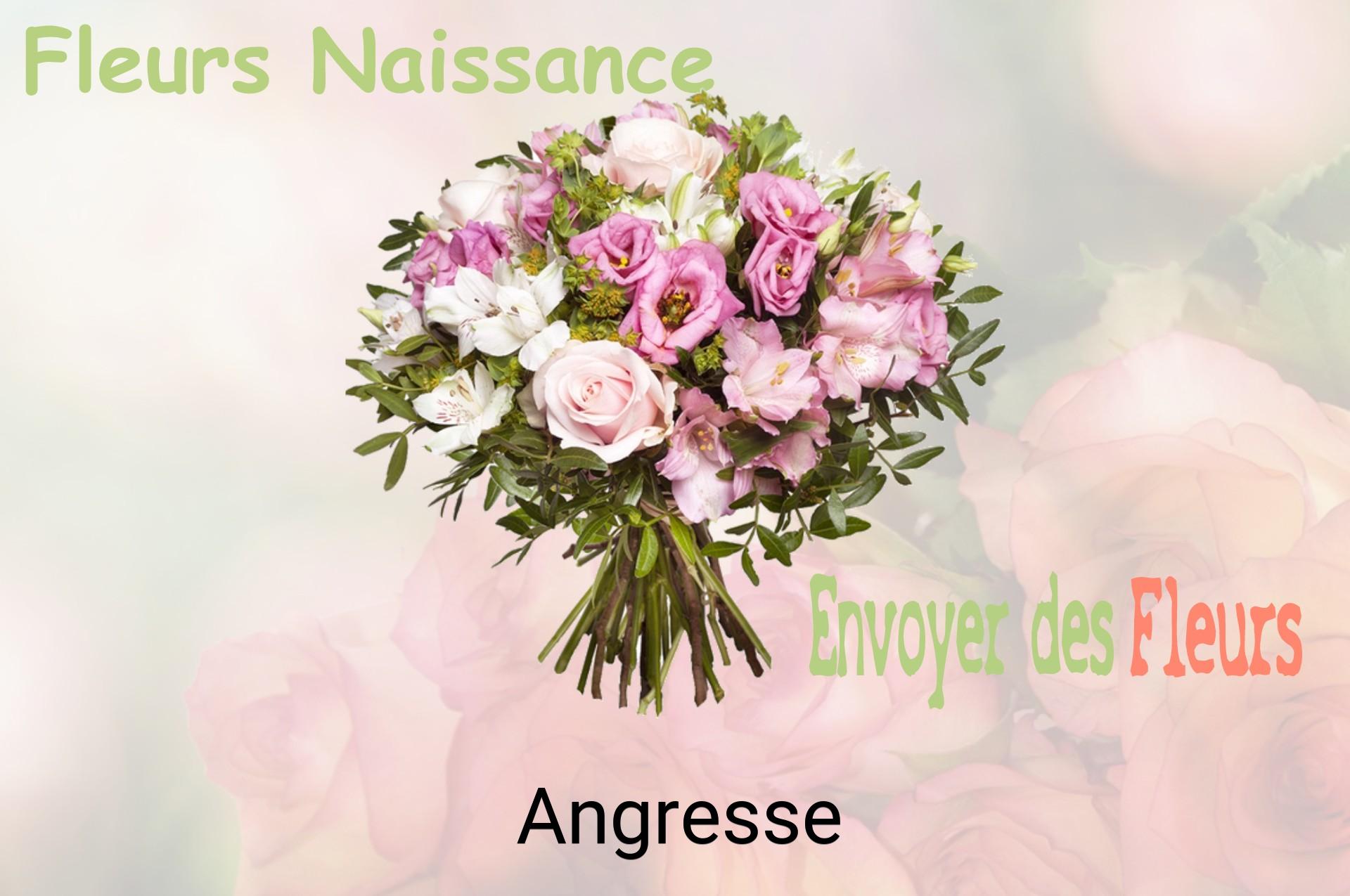 Bouquet de fleurs de naissance livré à Angresse